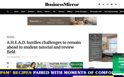 A.H.E.A.D. hurdles challenges to remain ahead in student tutorial and review field