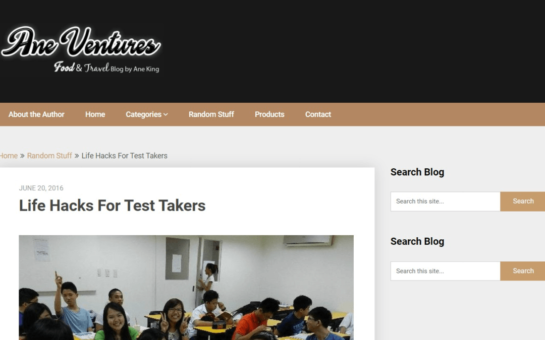 Life Hacks For Test Takers