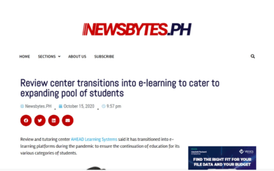 Review center transitions into e-learning to cater to expanding pool of students