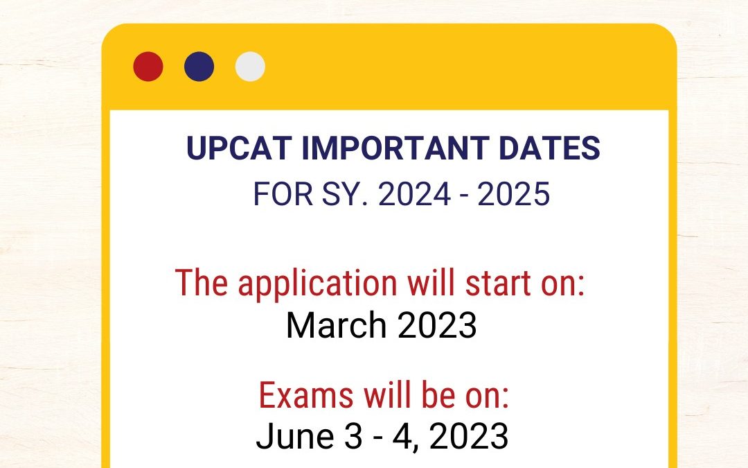TAKE THAT LEAP! UPCAT is almost near!