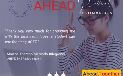 Thank you very much for providing me with the best techniques a student can use for acing ACET